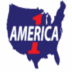Blue United States Map with America 1