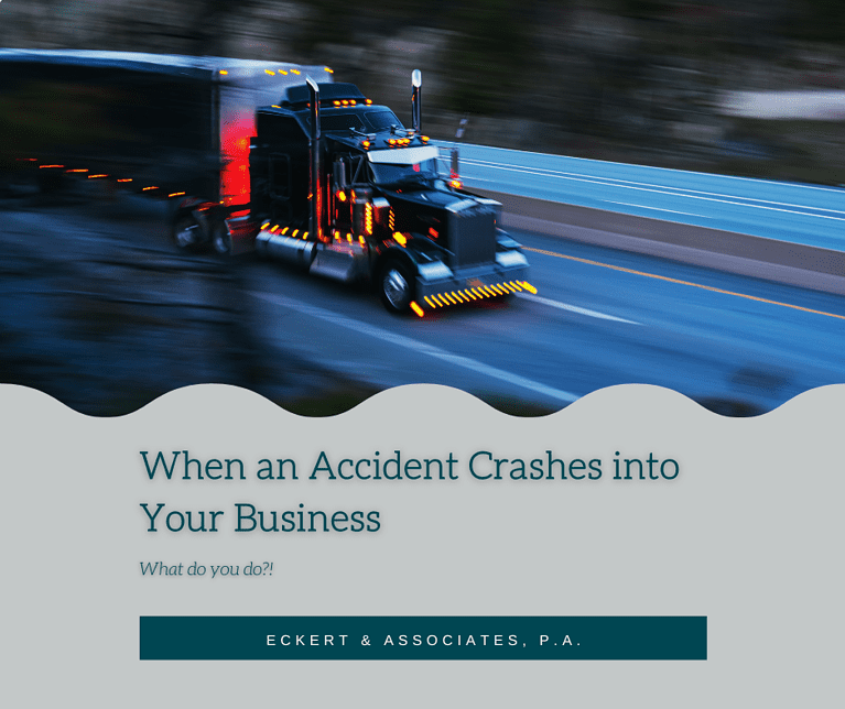 When a semitruck accident causes downtime claims for your business, what are the legal steps to take?